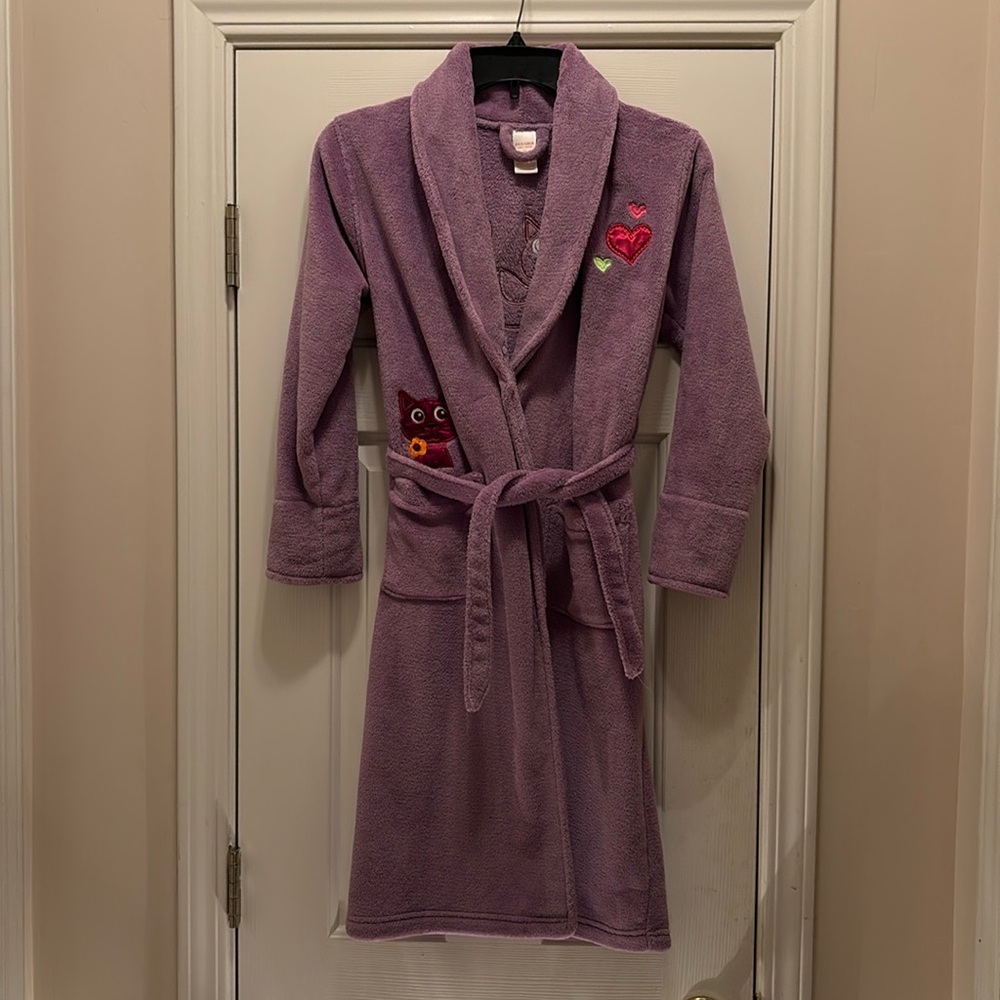 Sonoma purple cat robe